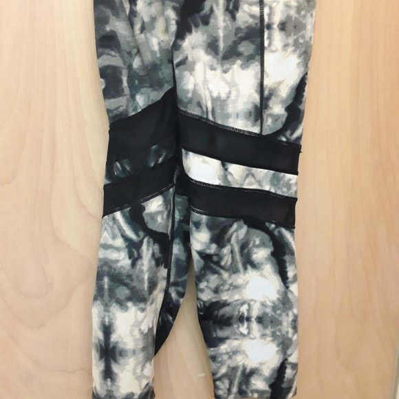 Orag Grey tie die pocket mesh leggings 3X - Picture 14 of 14